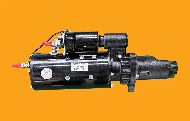 Replacement Part 3T8950 Starter Motor for Caterpillar, New - Diron Parts