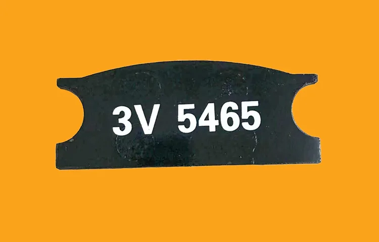 3V5465 Brake Pads Suitable for Heavy Equipment