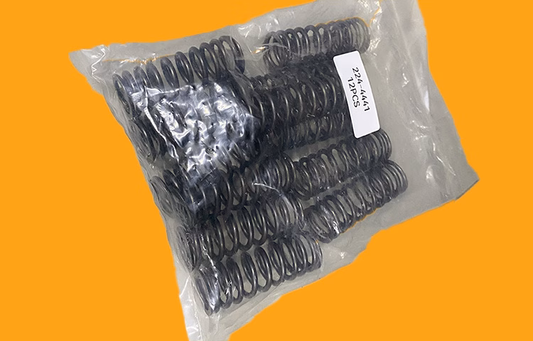 224-4441 Free Length Valve Compression Spring for Heavy Equipment